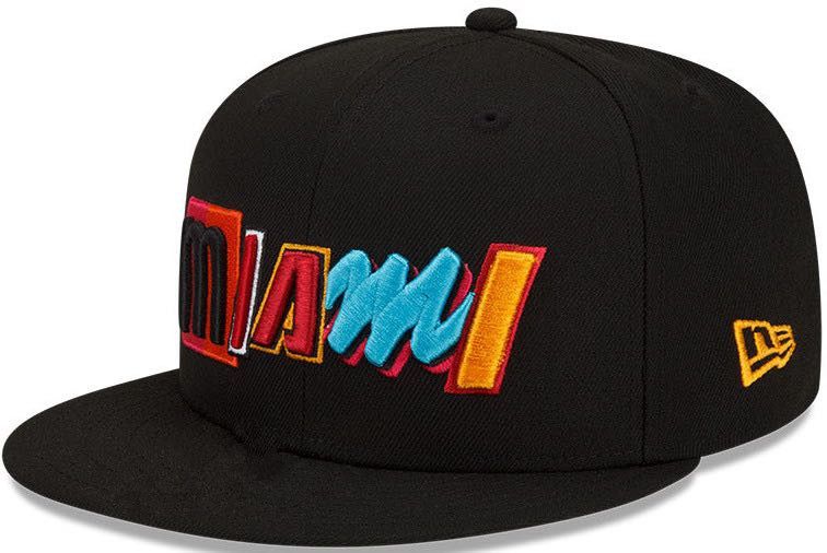 2022 NBA Miami Heat Hat TX 07061->nfl hats->Sports Caps